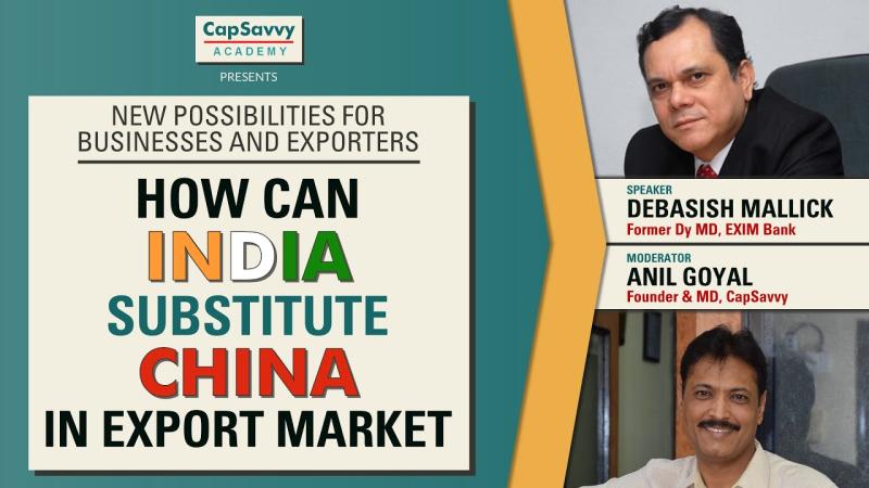 HOW CAN INDIA SUSTITUTE CHINA IN EXPORT MARKET